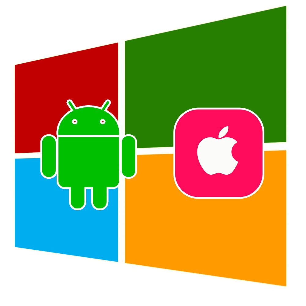 יצירת סמלים עבור Windows, Android, iOS.